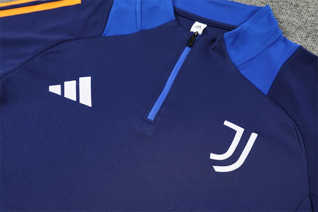 Unisex Juventus 2024/25 Half-Zip Adult Sweater+Pant 14001 - Image 7