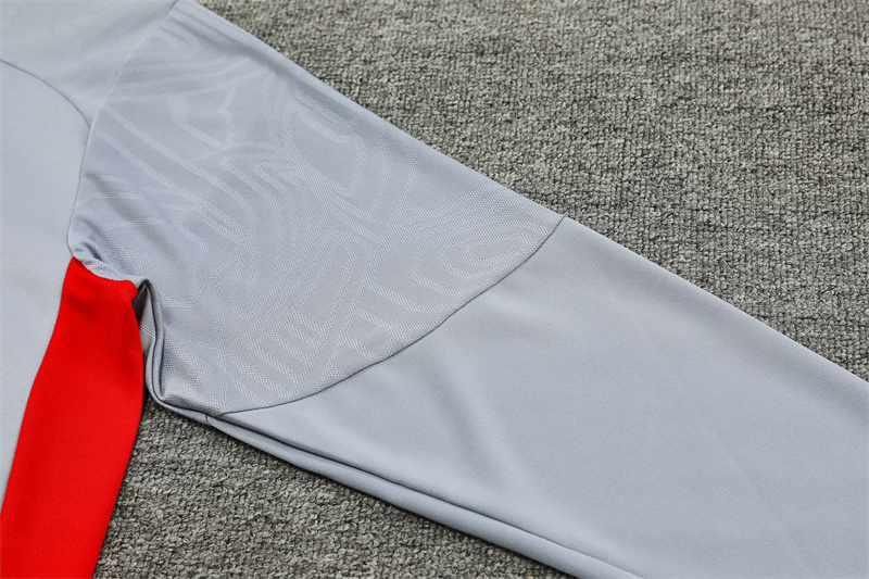 Unisex Ac Milan 2024/25 Half-Zip Adult Sweater+Pant 14001 - Image 6