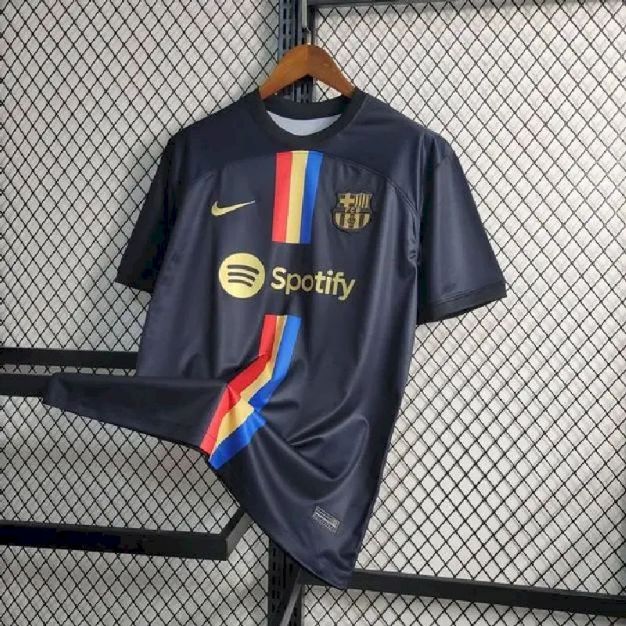 Barcelona 2023-24 Schwarz Klassisches Trikot - Bild 2
