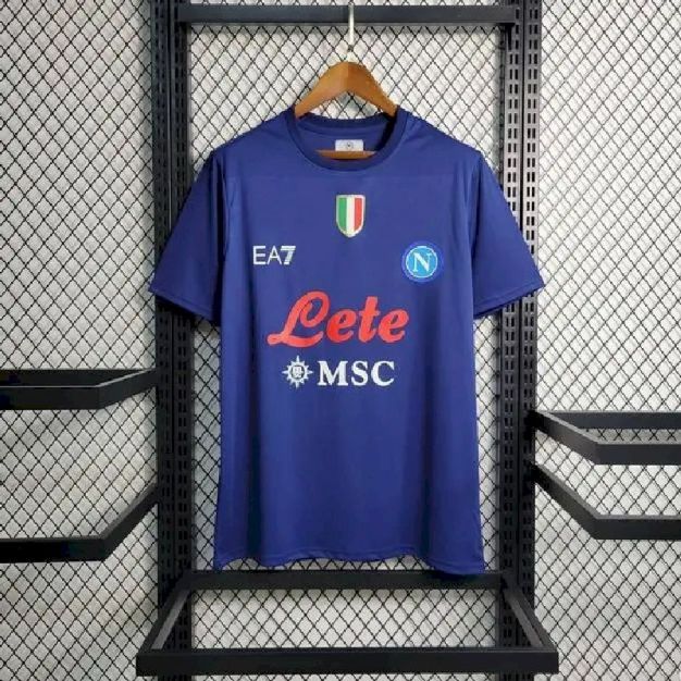 Maillot d'entraînement d'avant-match 2023-24 de Naples