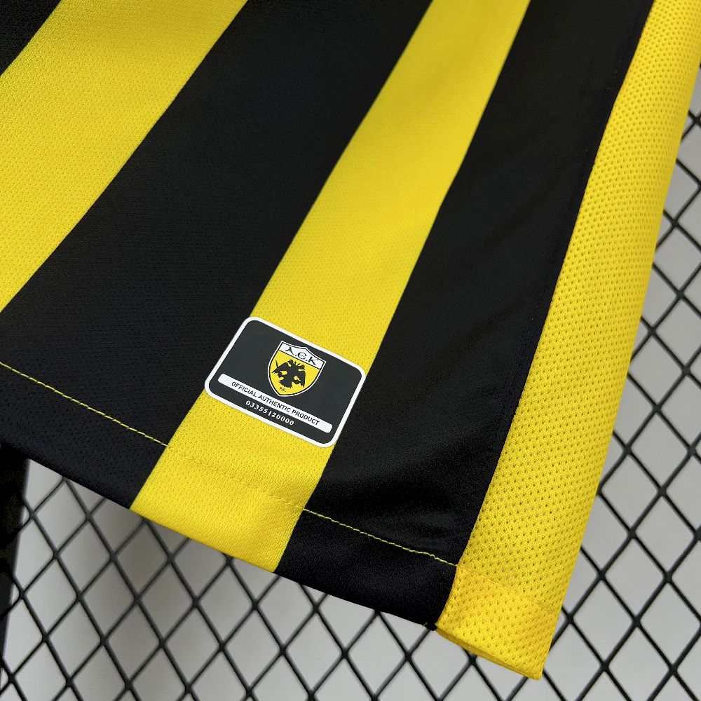 Mens Aek Athens 2025/26 Home Jersey - Imagen 5