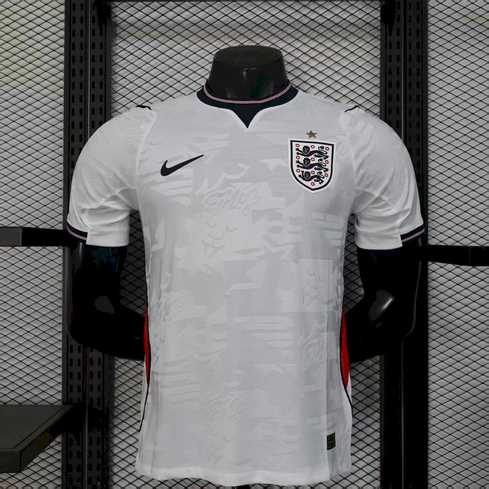 Mens England 2025/26 Home Jersey Player Version