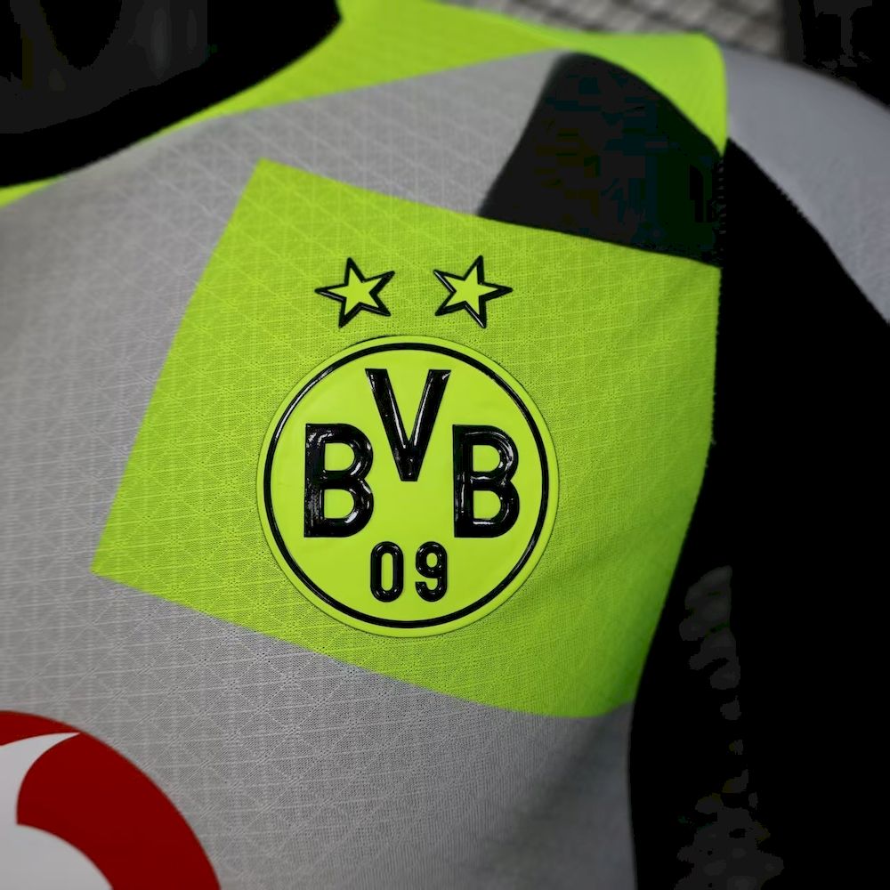 Mens Borussia Dortmund 2025/26 Away Jersey Player Version - Image 4