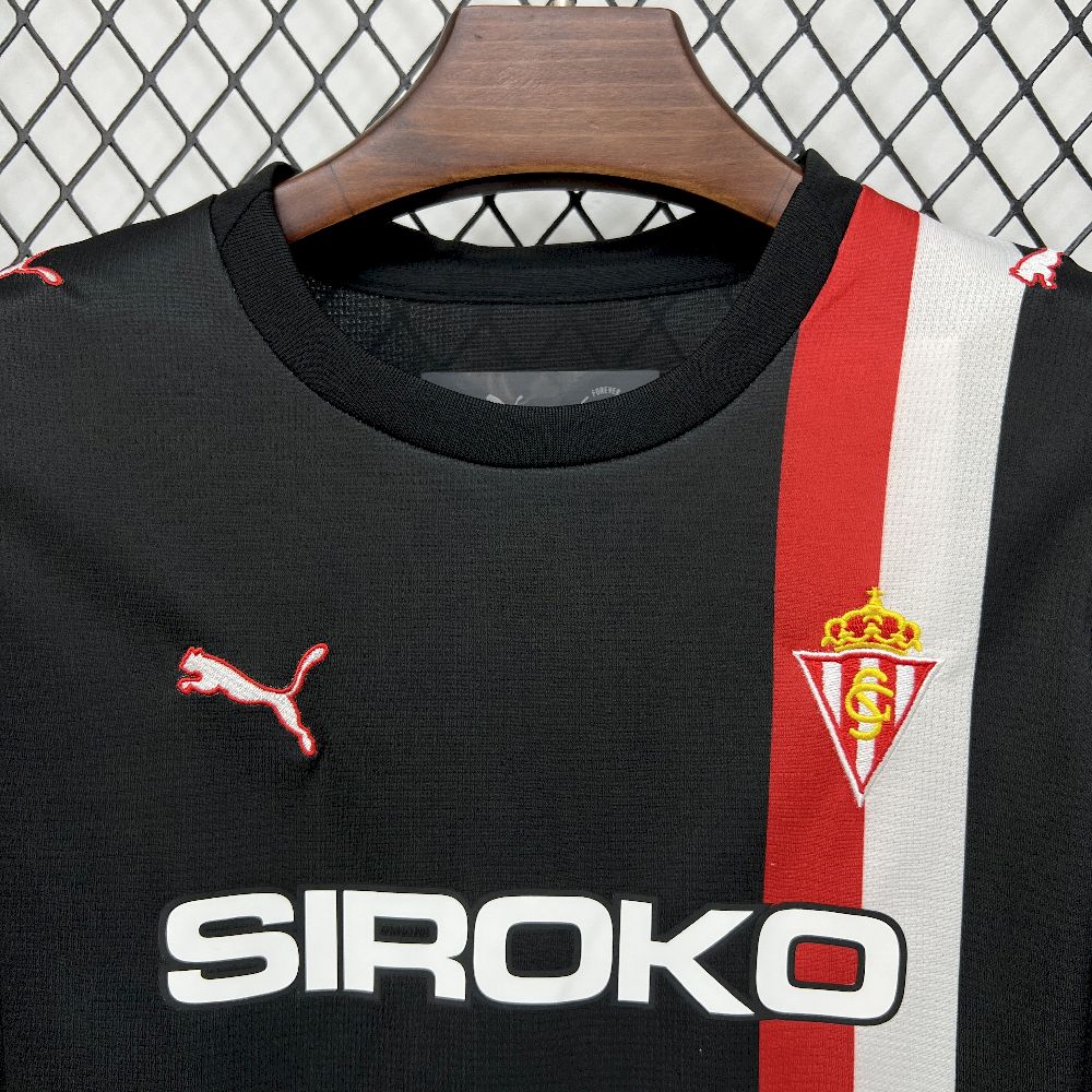 Kids Sporting De Gij¨®N 2025/26 Away Kit - Imagen 2
