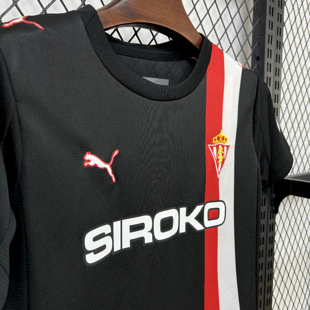 Kids Sporting De Gij¨®N 2025/26 Away Kit - Imagen 4