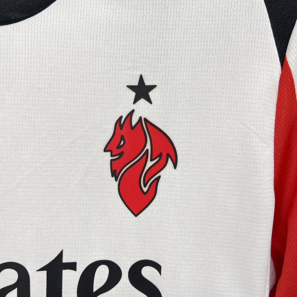 Mens Ac Milan 2025/26 Away Long Sleeve Jersey - Image 6