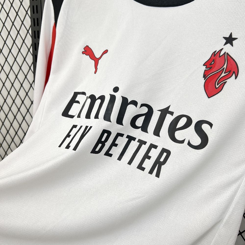 Mens Ac Milan 2025/26 Away Long Sleeve Jersey - Image 4