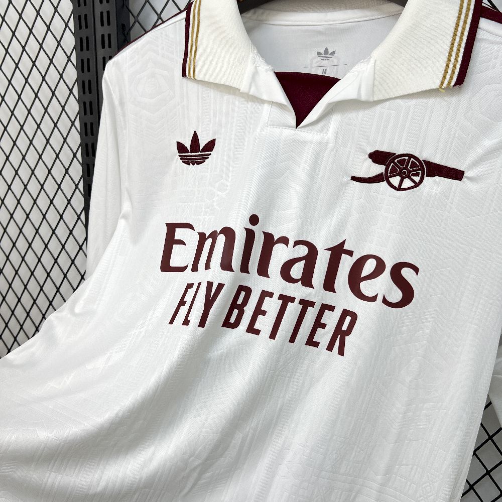 Mens Arsenal 2025/26 Third Long Sleeve Jersey - Image 2