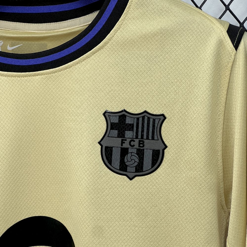 Mens Barcelona 2025/26 Away Long Sleeve Jersey - Image 7