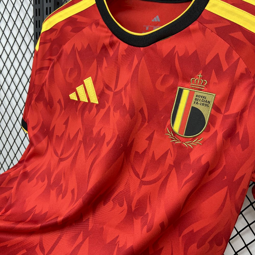 Mens Belgium 2025/26 Home Jersey - Image 2