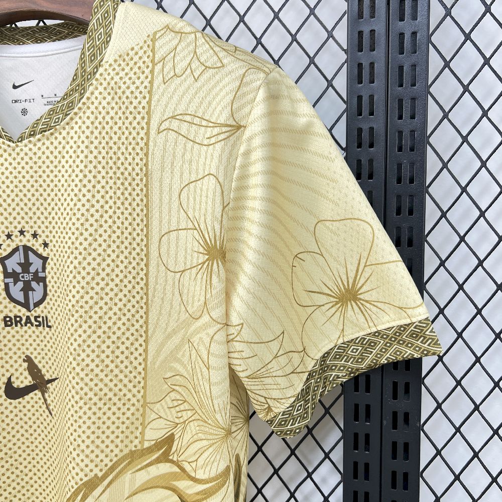 Mens Brazil 2025/26 Parrot Edition Jersey - Image 6