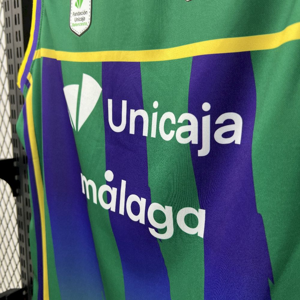 Mens Malaga Baloncesto 2025/26 Home Basketball Jersey - Image 3