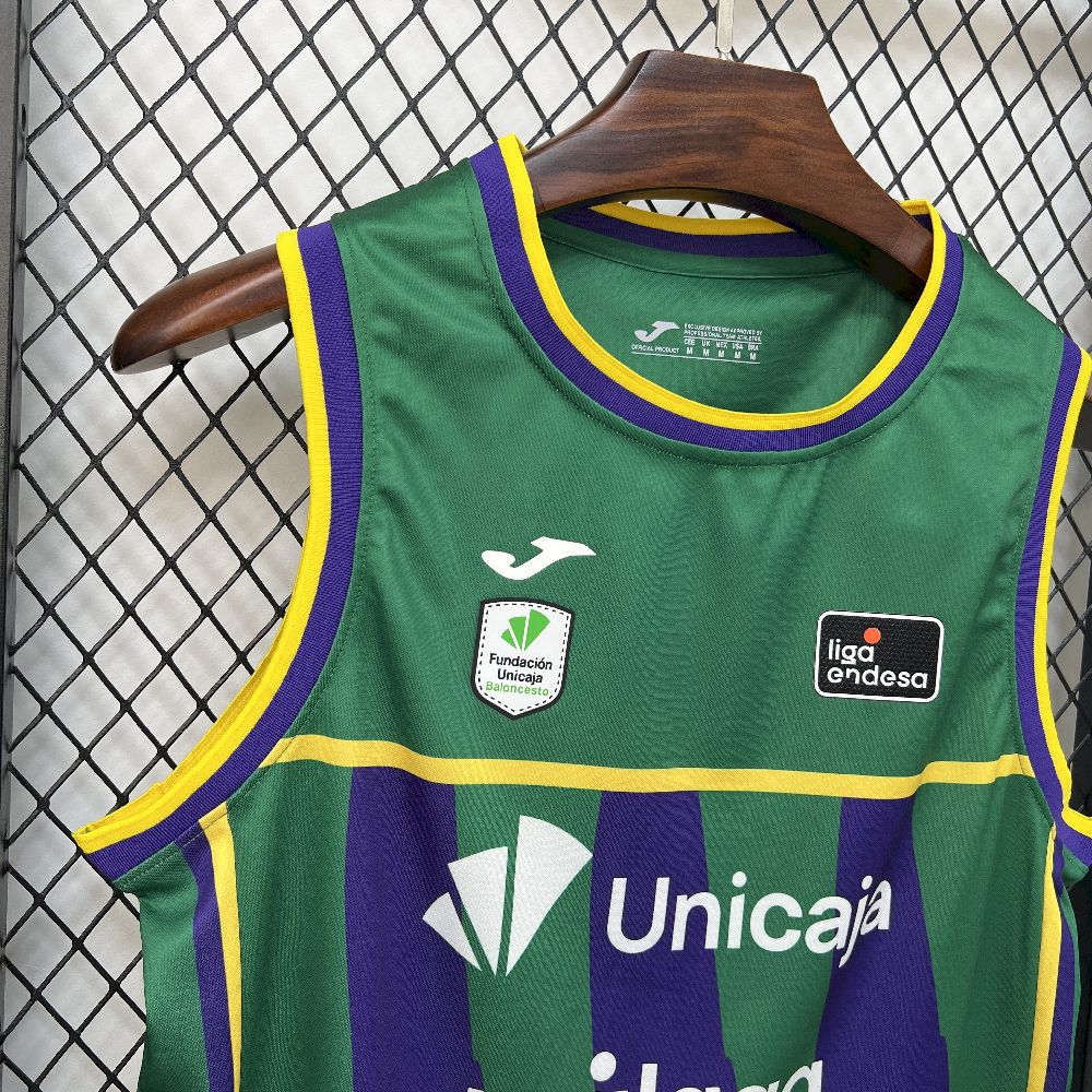 Mens Malaga Baloncesto 2025/26 Home Basketball Jersey - Image 2