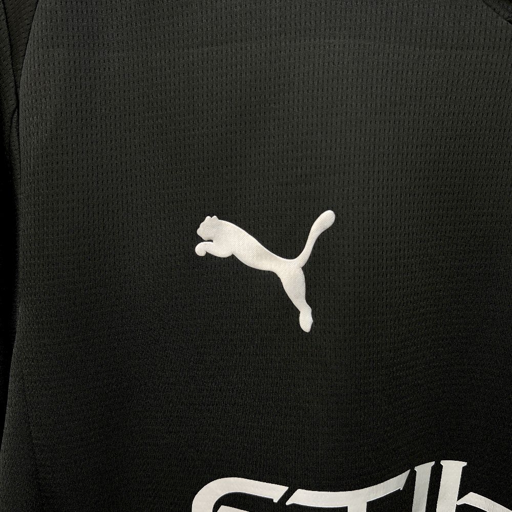 Mens Manchester City 2025/26 Away Long Sleeve Jersey - Image 9