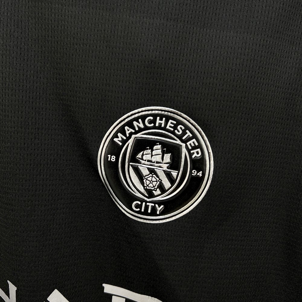 Mens Manchester City 2025/26 Away Long Sleeve Jersey - Image 8