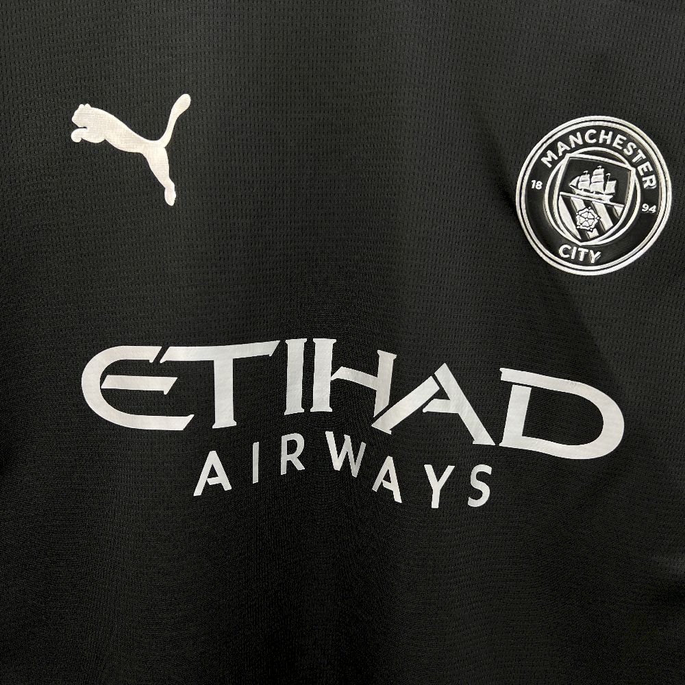 Mens Manchester City 2025/26 Away Long Sleeve Jersey - Image 6
