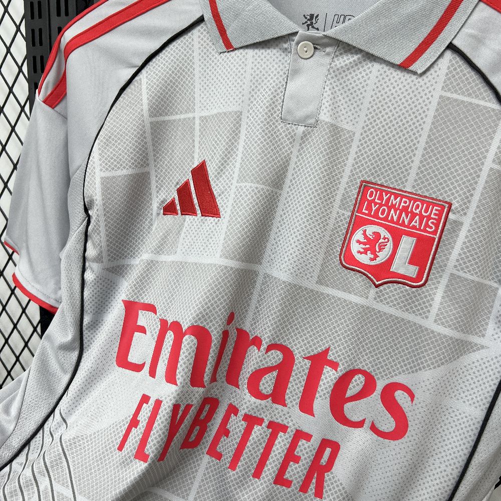 Mens Olympique Lyonnais 2025/26 Third Jersey - Image 2