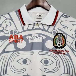 Alternative view of Retro Mexico 1998 Away Jersey