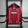 Retro AC Milan 2007/08 Home Long Sleeve Jersey