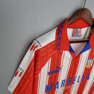 Atletico Madrid 9596 home Retro Jersey 51692