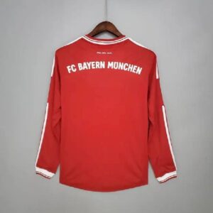 Bayern Munich 201314 Champions League home long sleeve Retro Jersey 57477