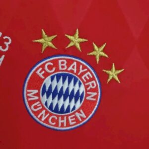 Bayern Munich 201314 Champions League home long sleeve Retro Jersey 57484