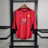 Retro Manchester United 2002/04 Home Long Sleeve Jersey