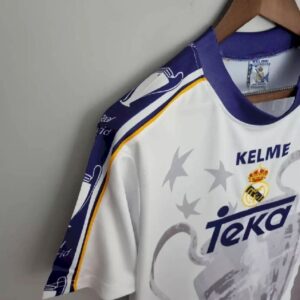 Real Madrid 1998 UCL Winners Signed Retro Jersey 39996