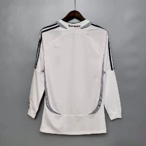 Real Madrid 200607 Home LS Retro Jersey