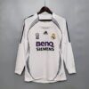 Retro Real Madrid 2006/07 Home Long Sleeve Jersey