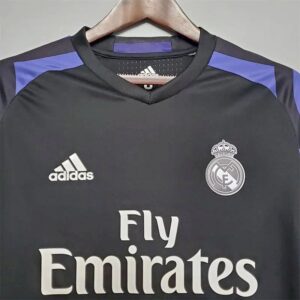 Real Madrid 201516 Dritte auswärts Langarm Retro Trikot 51818