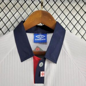 Retro 1998 England home Long sleeve 4