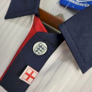 Retro 1998 England home Long sleeve 6