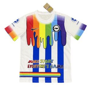 Mens Brighton & Hove Albion 2023/24 Albion Rainbow Laces Pre-Match Jersey