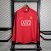 Retro Manchester United 2007/08 Home Long Sleeve Jersey