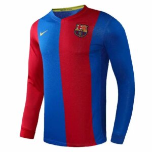 Barcelona 20062007 Home LS boutique Retro Jersey 31988