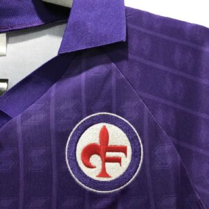 Fiorentina 1989 90 Home Retro Jersey 36285