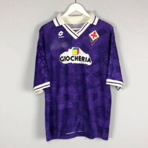 Fiorentina 1991 92 Home Retro Jersey
