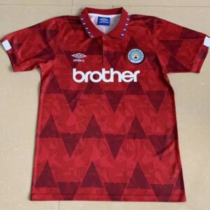 Alternative view of Retro Manchester City 1990/1992 Away Jersey