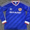 Retro Manchester United 1986/88 Third Long Sleeve Jersey