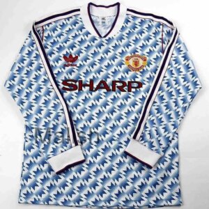 Manchester United 1990 92 Away LS Retro Jersey 33149