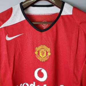 Manchester United 2004 2006 LS Home Retro Jersey 33156