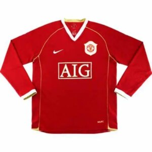 Retro Manchester United 2006/07 Home Long Sleeve Jersey