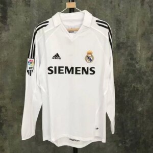 Real Madrid 200506 Home LS Retro Jersey 32167