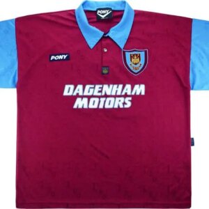 West Ham United 1995 1997 Home Retro Jersey