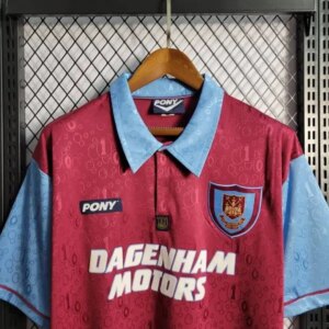 West Ham United 1995 1997 Home Retro Jersey 36507