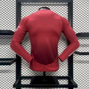 Alternative view of Mens Manchester United 2024/25 Home Long Sleeve Jersey Player Version