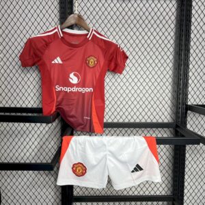 Alternative view of Kids Manchester United 2024/25 Home Kit