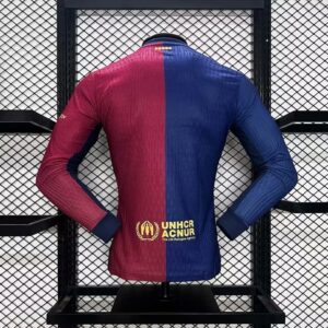 Alternative view of Mens Barcelona 2024/25 Home Long Sleeve Jersey Player Version