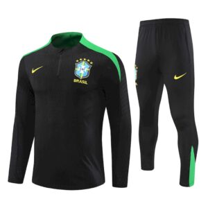 Unisex Brazil 2024/25 Half-Zip Adult Sweater+Pant 14001